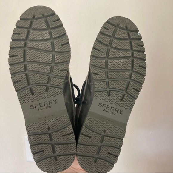 Sperry | Leeward Mens Leather Canvas Mini Lug Chukka Casual Ankle Boots - Picture 10 of 11